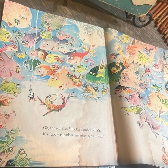 McElligot's Pool by Dr. Seuss 1975 inside manuscript only - Picture 6 of 11